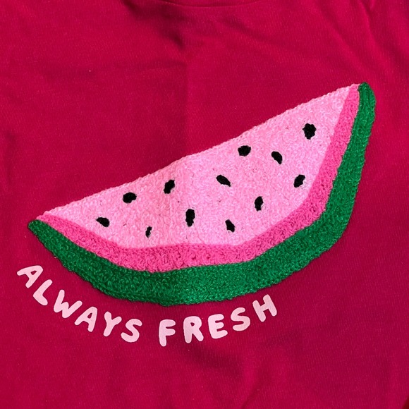 Old Navy Girls Toddler Girls 18-24M LOT Outfit Watermelon Top Floral Shorts Set - Picture 9 of 9